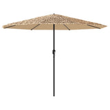VidaXL Sonnenschirm mit Stahlmast 388x388x248 cm braun