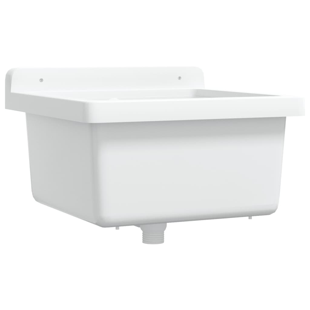 Vidaxl Washbasin Mur-Resin 40x40x24 cm.