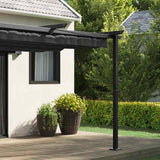 Vidaxl prieel antraciet 300 x 300 x 200 cm polyester