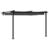 Vidaxl prieel antraciet 300 x 300 x 200 cm polyester