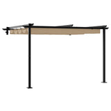 Vidaxl prieel taupe 300 x 300 x 200 cm polyester