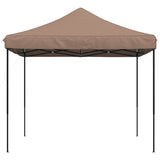 Vidaxl PartyTent Składane wyskakujące okienko 292x292x315 cm brąz