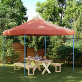 Vidaxl Partytent zložljivo pojavno okno 292x292x315 cm terakota