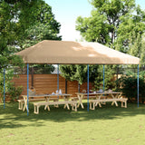 Vidaxl PartyTent Pople Pop-Up 580x292x315 cm beige