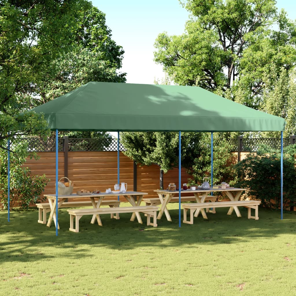 Vidaxl PartyTent Skládací vyskakovací okno 580x292x315 cm hnědá