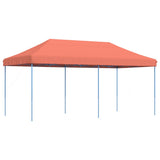 Vidaxl partytent inklapbaar pop-up 580x292x315 cm terracotta