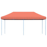 VidaXL Partyzelt faltbar Pop-Up 580x292x315 cm Terrakotta