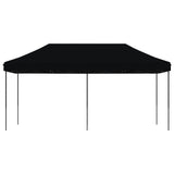 Vidaxl Partytent flappbar Pop-up 580x292x315 cm schwaarz