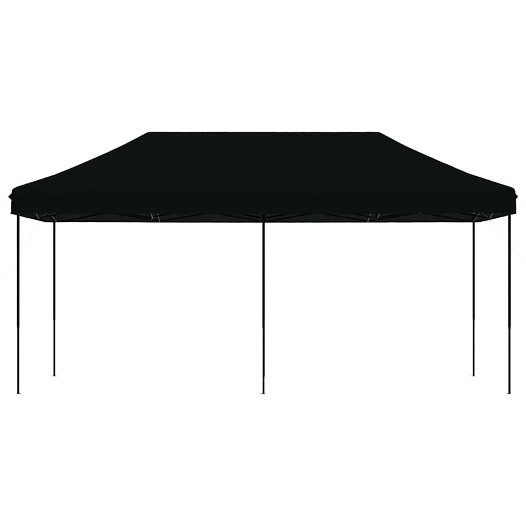VidaXL Partyzelt faltbar Pop-up 580x292x315 cm schwarz