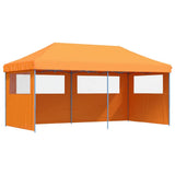 Vidaxx faltbares Pop-Up-Partyzelt mit 3 Seitenwänden Orange