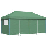 Vidaxl Partytent Foldable Pop-Up With 4 Side Walls Green