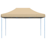 Vidaxl PartyTent Foldable Pop-up 440x292x315 cm beige