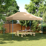 Vidaxl PartyTent Składane wyskakujące okienko 440x292x315 cm beige