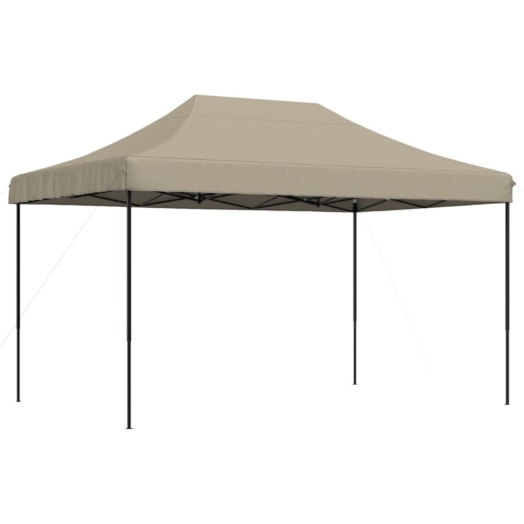 Vidaxl Partyentalt flappbar Pop-up 440x292x315 cm Taupe