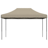 VidaXL Partyzelt faltbar Pop-Up 440x292x315 cm Taupe