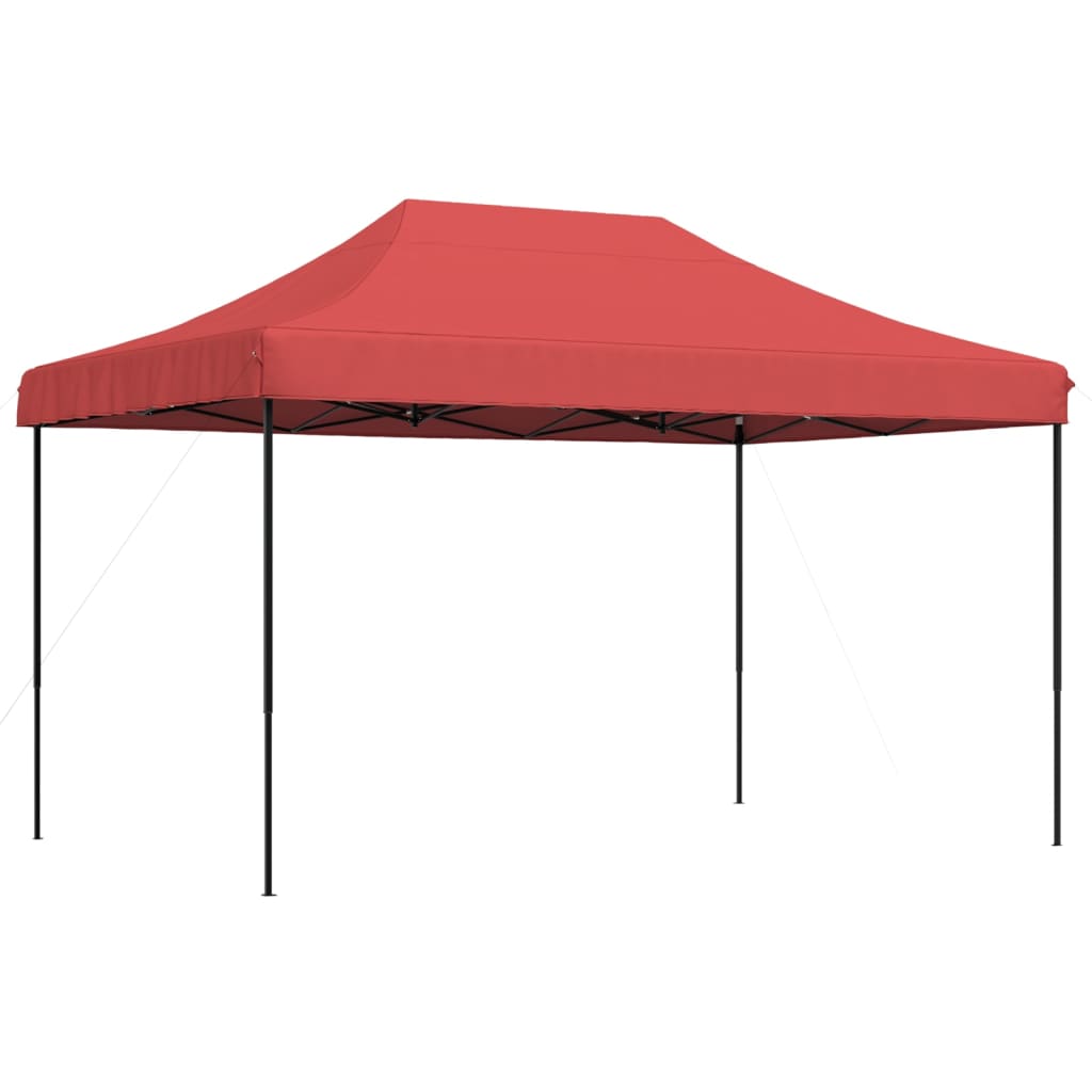 Vidaxl PartyTent sammenleggbar pop-up 440x292x315 cm Bordeaux rød