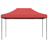 Vidaxl Partyentalt flappbar Pop-up 440x292x315 cm Bordeaux rout