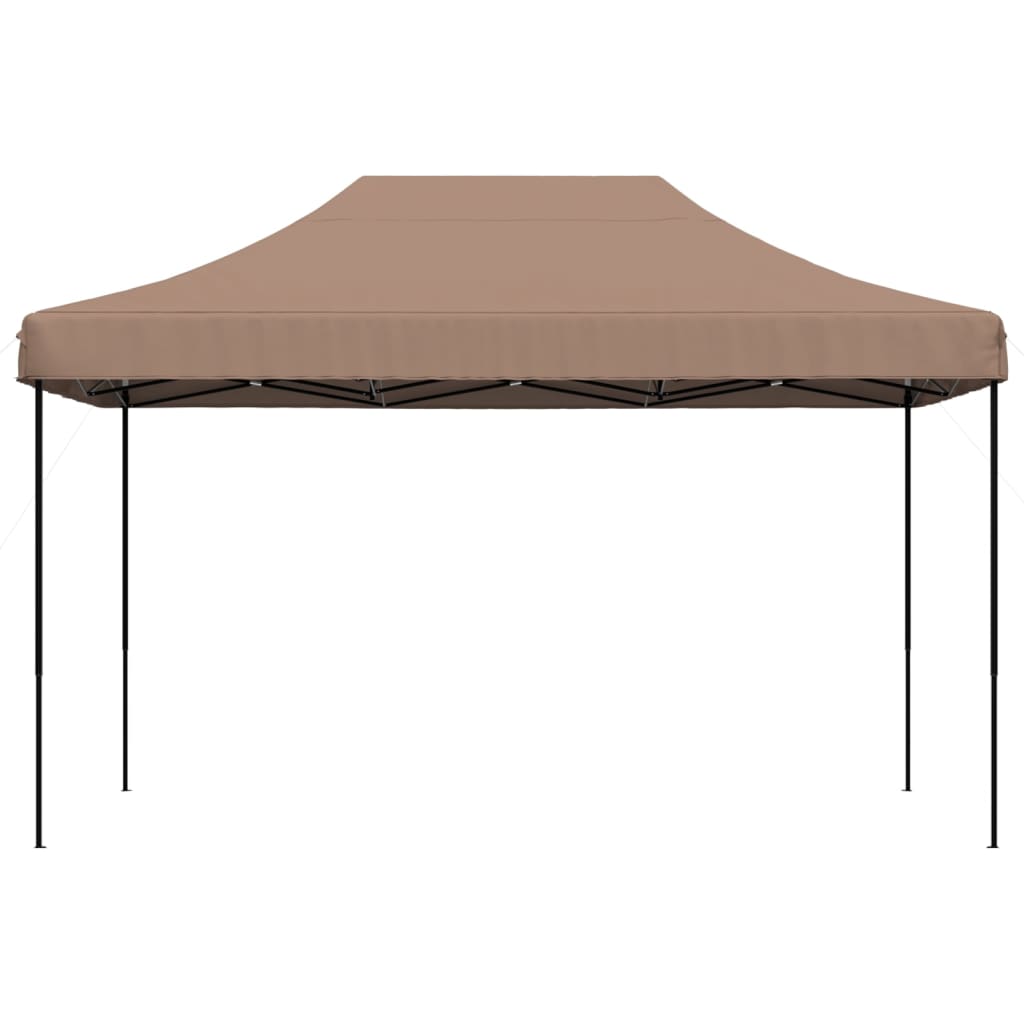 Vidaxl partytent inklapbaar pop-up 440x292x315 cm bruin