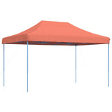 Vidaxl PartyTent sammenleggbar pop-up 440x292x315 cm terrakotta