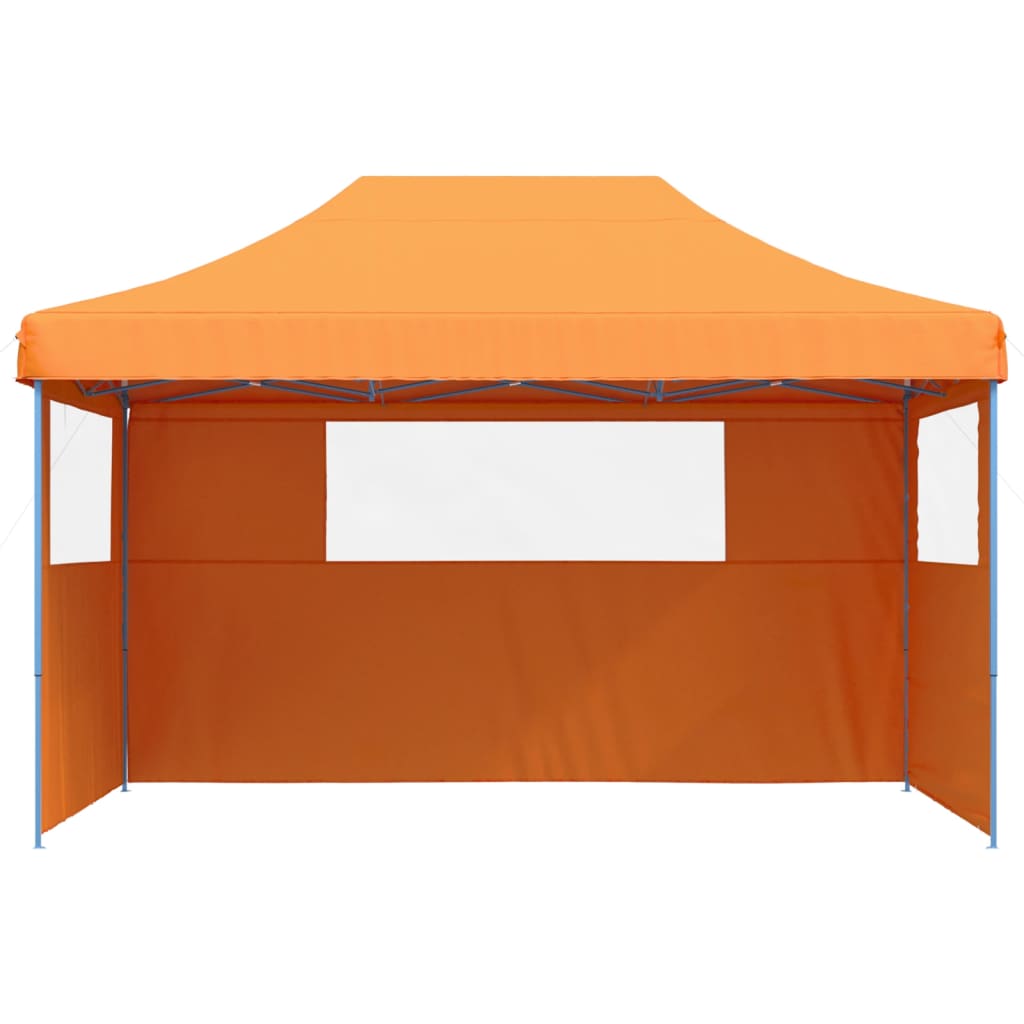 Vidaxx faltbares Pop-Up-Partyzelt mit 3 Seitenwänden Orange