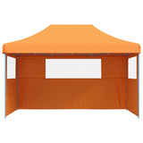 Vidaxl Partytent Faltbares Popup mit 3 Seitenwänden Orange