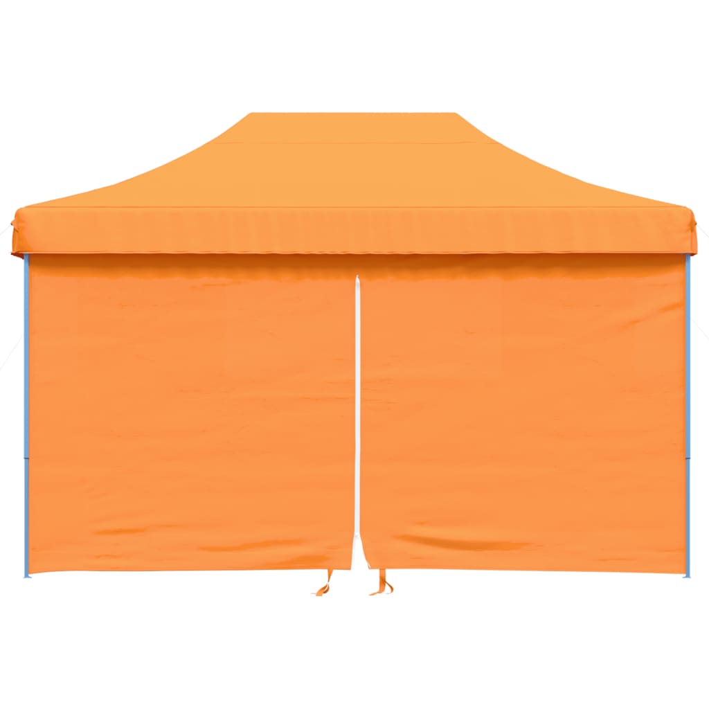 Vidaxl Partytent Polable Polable avec 4 murs latéraux orange