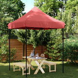 VidaXL Partyzelt faltbar Pop-Up 200x200x306 cm Burgunderrot