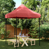 Vidaxl partytent inklapbaar pop-up 200x200x306 cm bordeauxrood