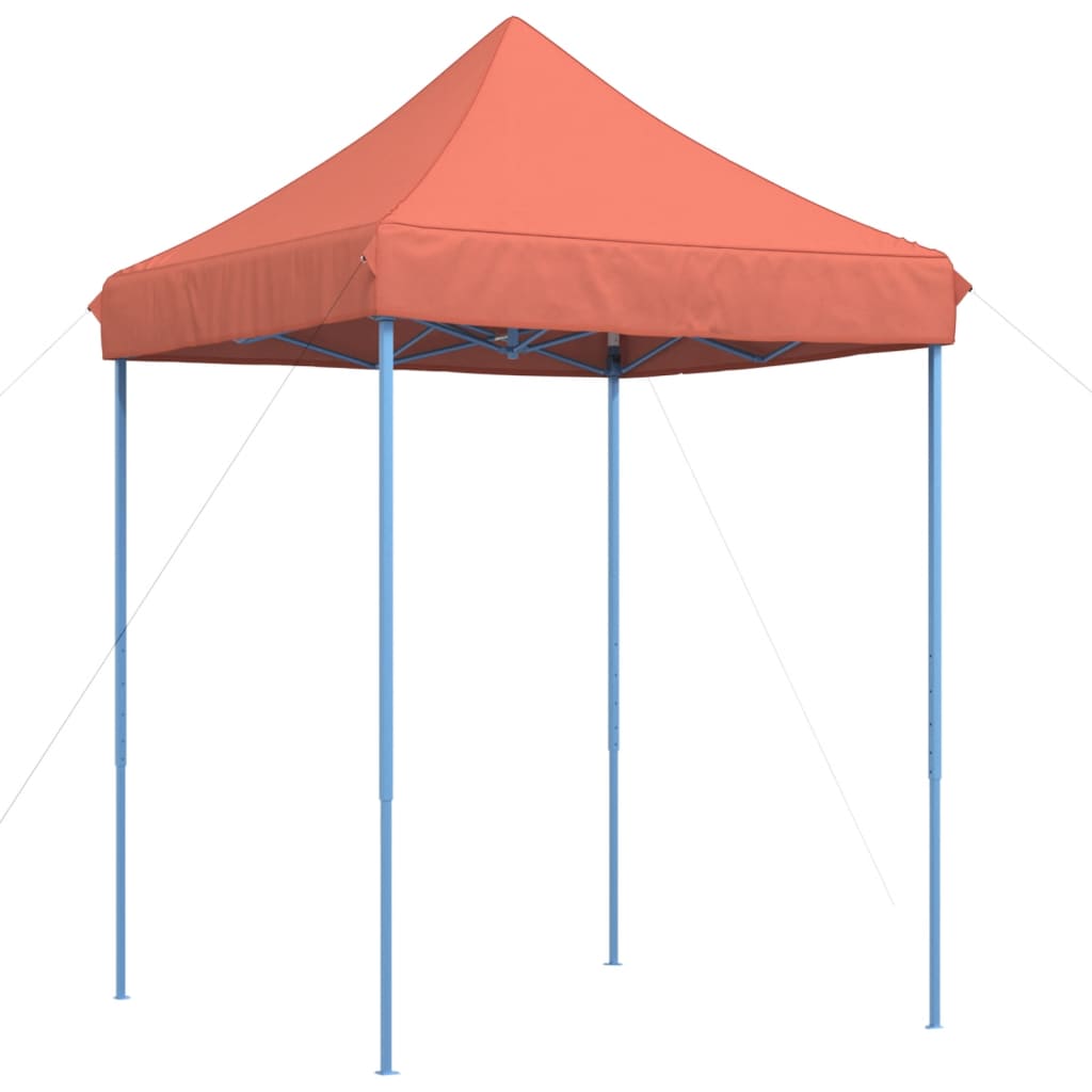 Vidaxl Partytent zložljivo pojavno okno 200x200x306 cm terakota