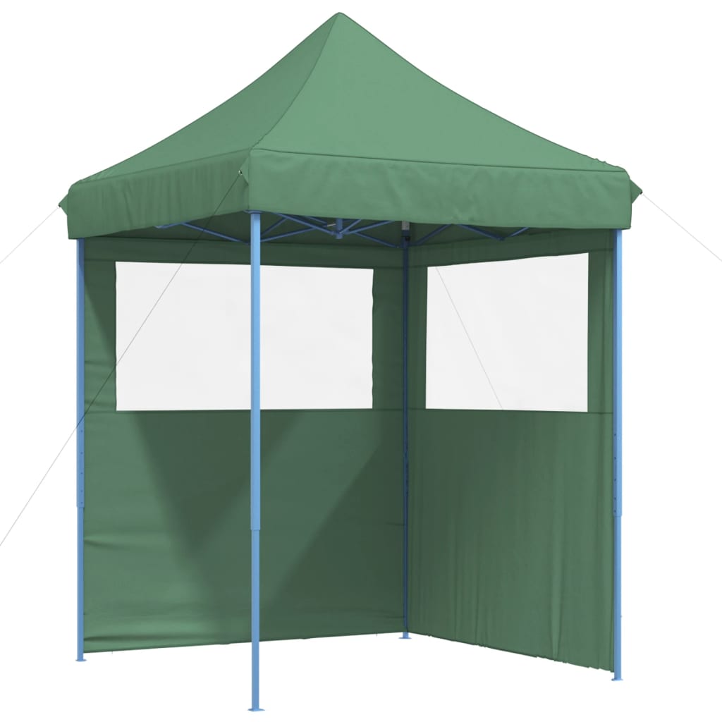 Vidaxl Partytent Faltbares Popup mit 2 Seitenwänden grün