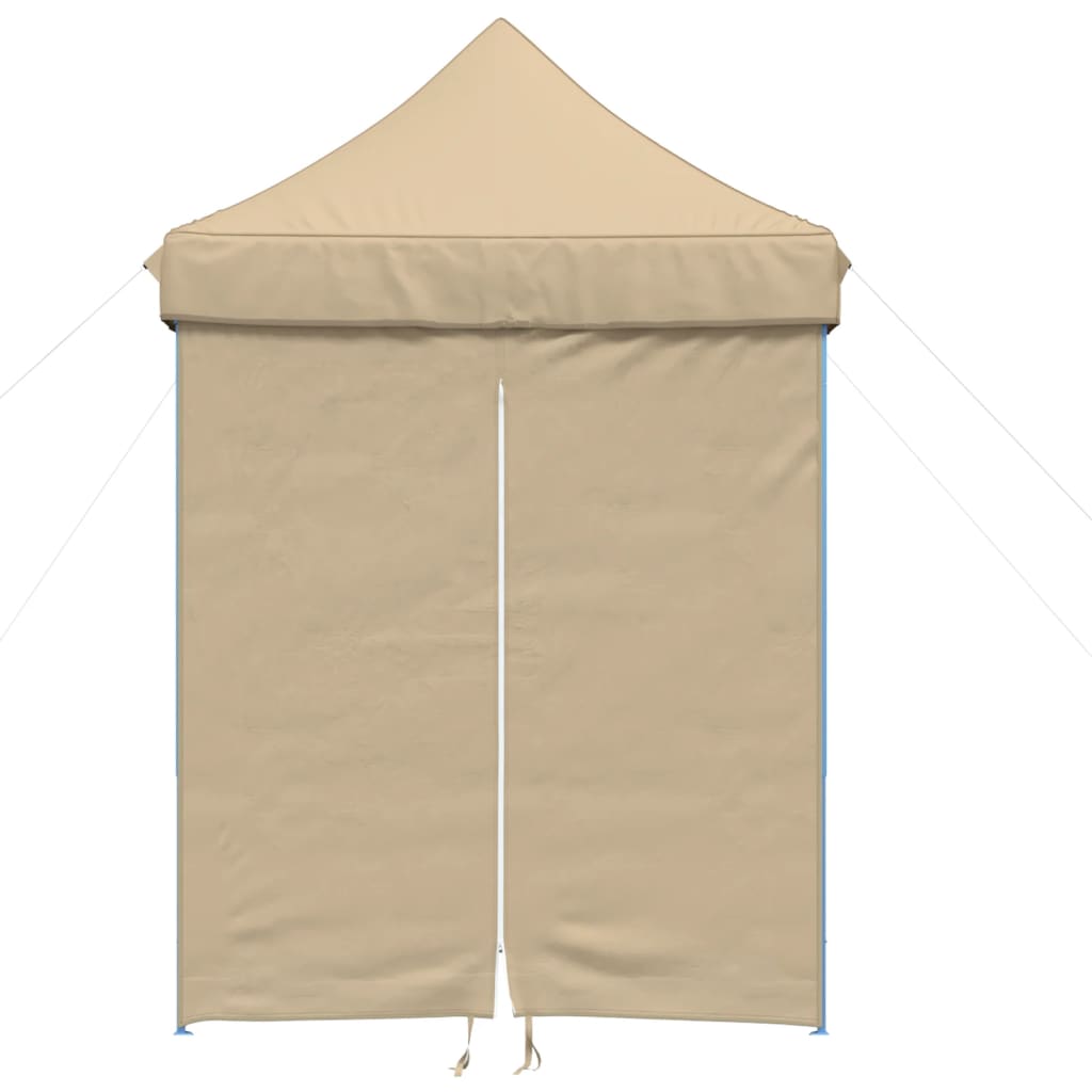 Vidaxl PartyTent Pobles emergentes con 4 paredes laterales beige