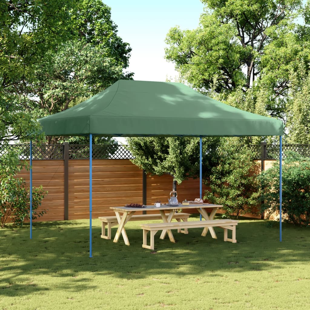 VidaXL Partyzelt faltbar Pop-up 410x279x315 cm grün