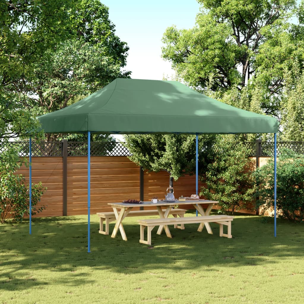 Vidaxl PartyTent sammenleggbar pop-up 410x279x315 cm grønn