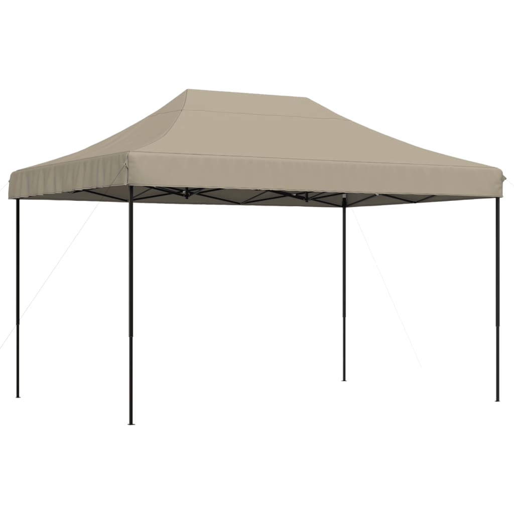 Vidaxl PartyTent sammenleggbar pop-up 410x279x315 cm taupe