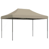 Vidaxl partytent inklapbaar pop-up 410x279x315 cm taupe