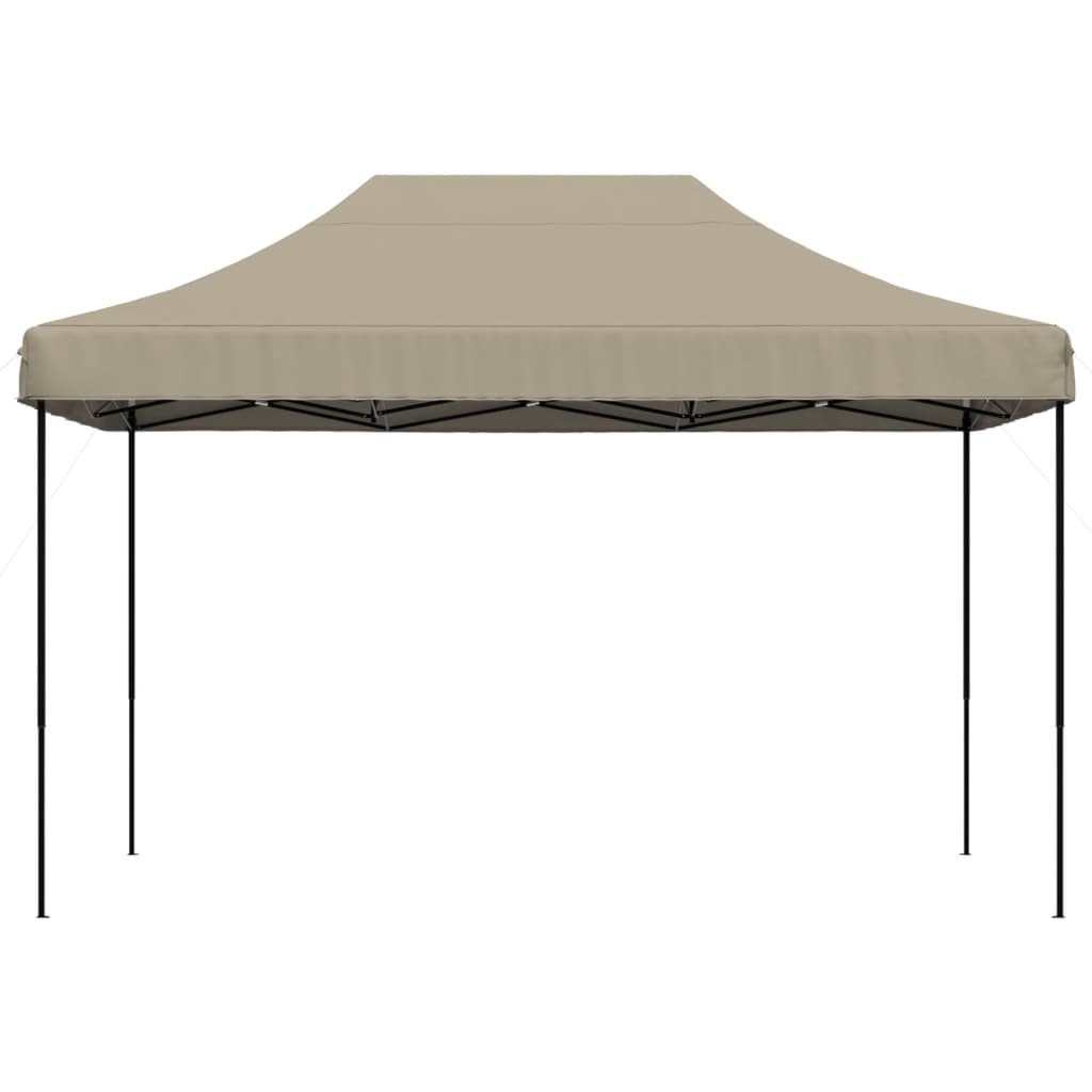 VidaXL Partyzelt faltbar Pop-Up 410x279x315 cm Taupe