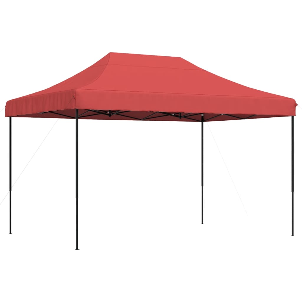 Vidaxl Parteient flappbar Pop-up 410x279x315 cm Bordeaux rout