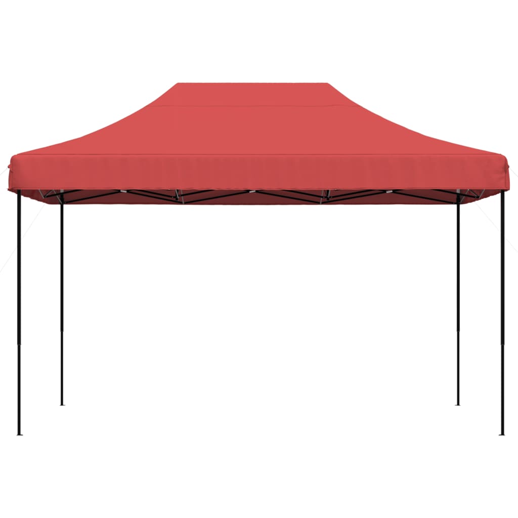 VidaXL Partyzelt faltbar Pop-Up 410x279x315 cm Burgunderrot