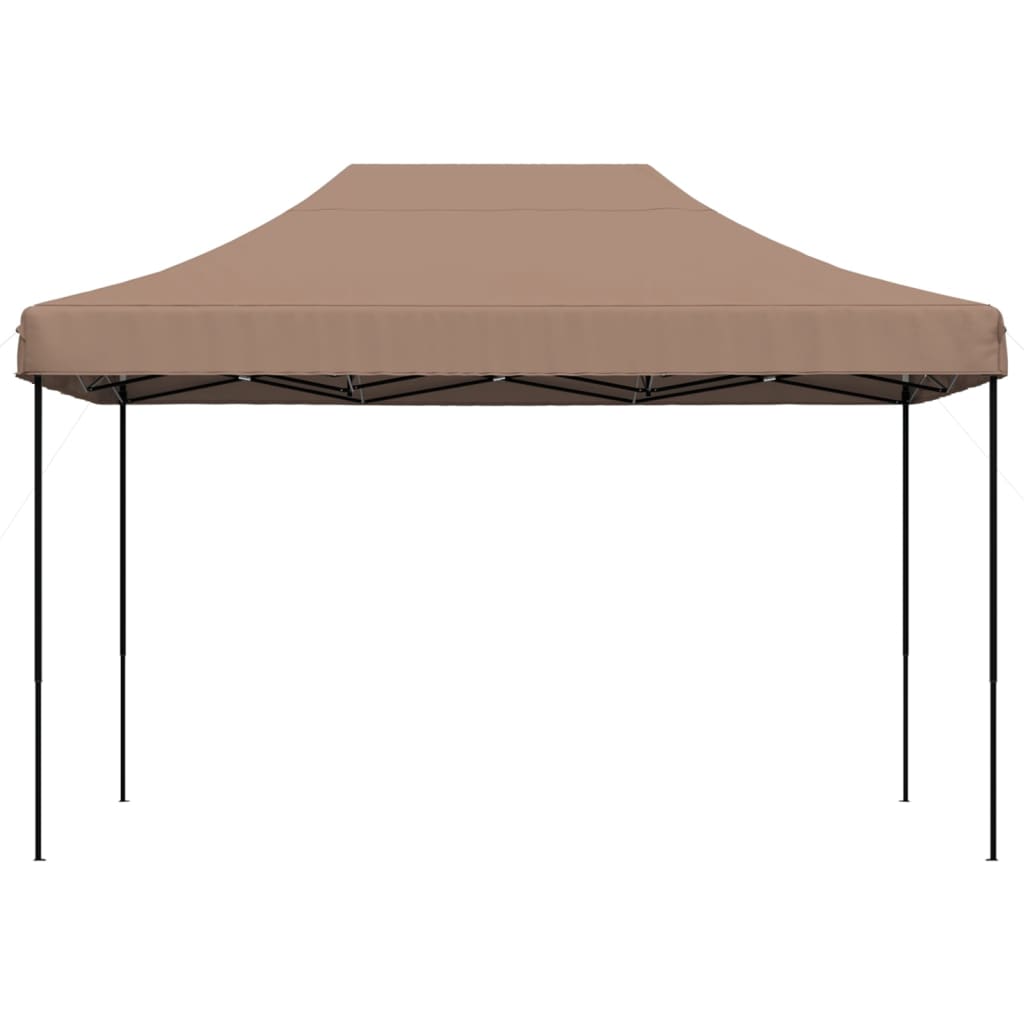 Vidaxl PartyTent Skládací vyskakovací okno 410x279x315 cm hnědá