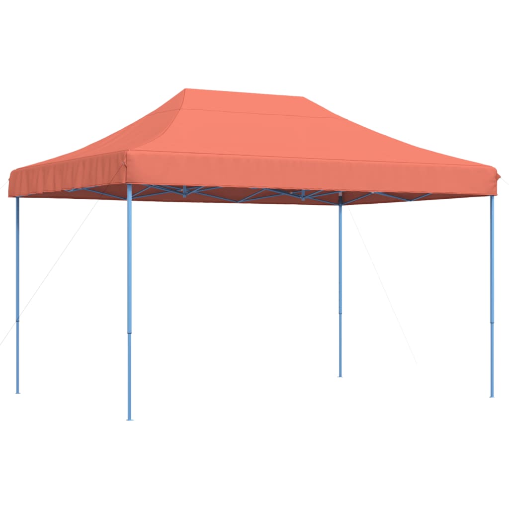 Vidaxl Parttent sammenfoldelig pop-up 410x279x315 cm terracotta