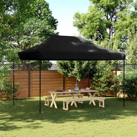 VidaXL Partyzelt faltbar Pop-up 410x279x315 cm schwarz