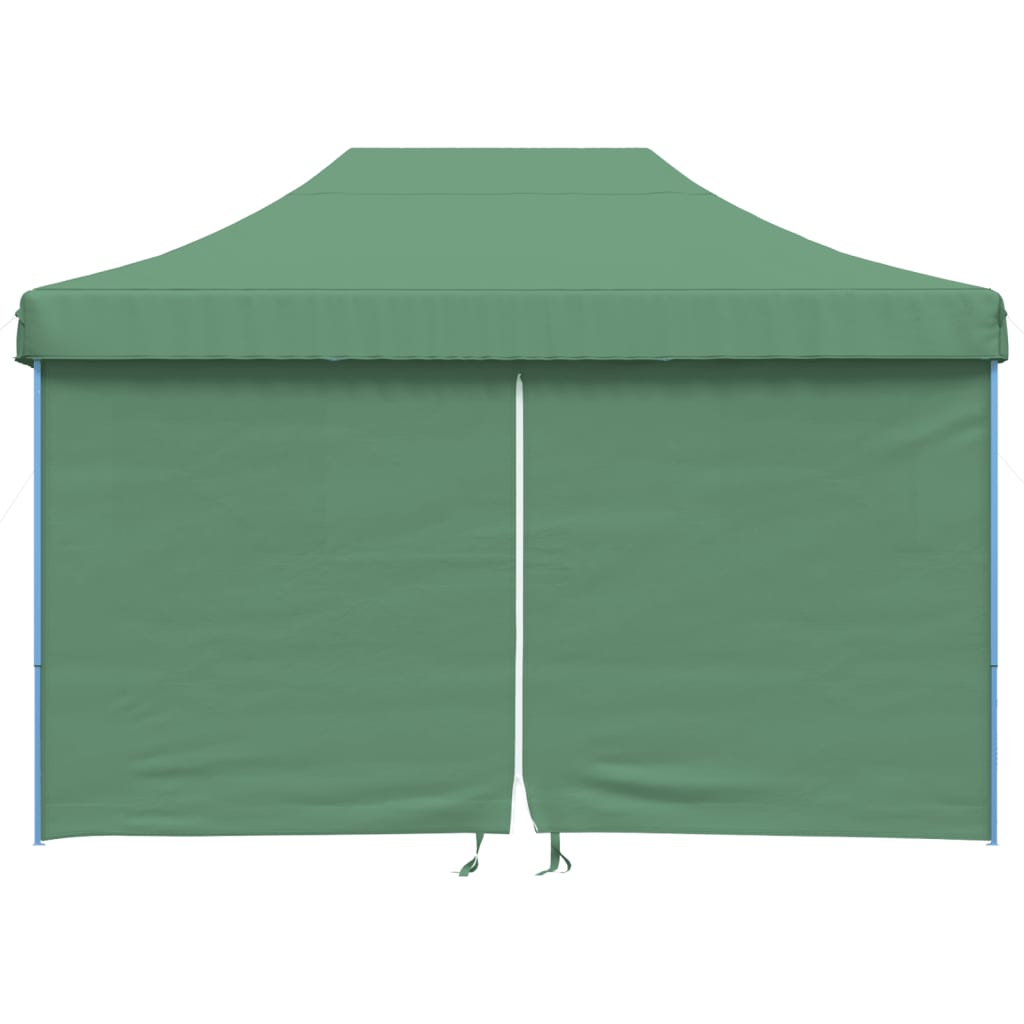 Vidaxl Partytent Foldable Pop-Up With 4 Side Walls Green