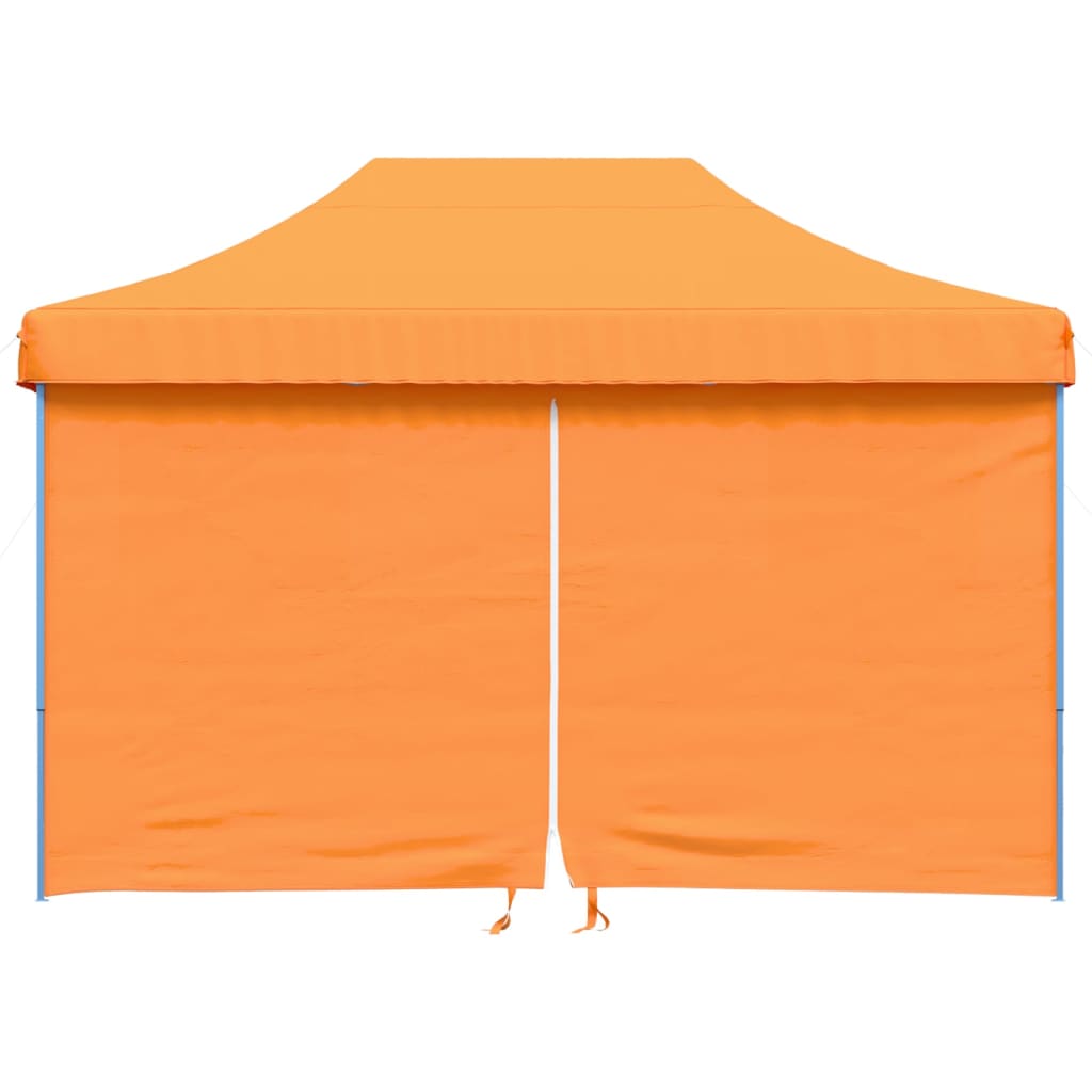 Vidaxl PartyTent fällbar pop-up med 4 sidoväggar orange