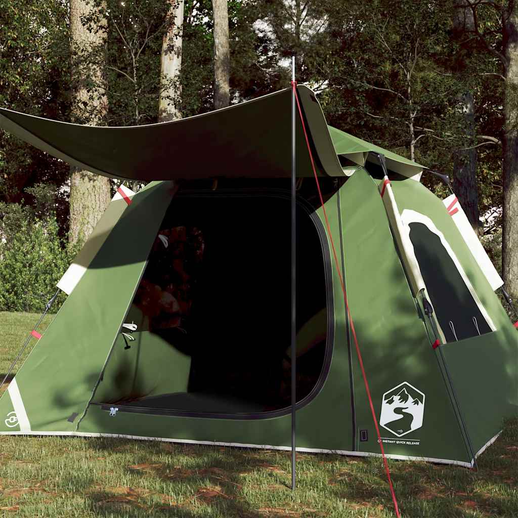 Vidaxl Dome Tent 4-osobowy szybki wydanie zielony