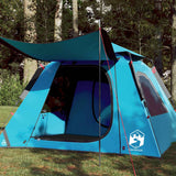 VidaXL Dome tent 4-person fast release blue