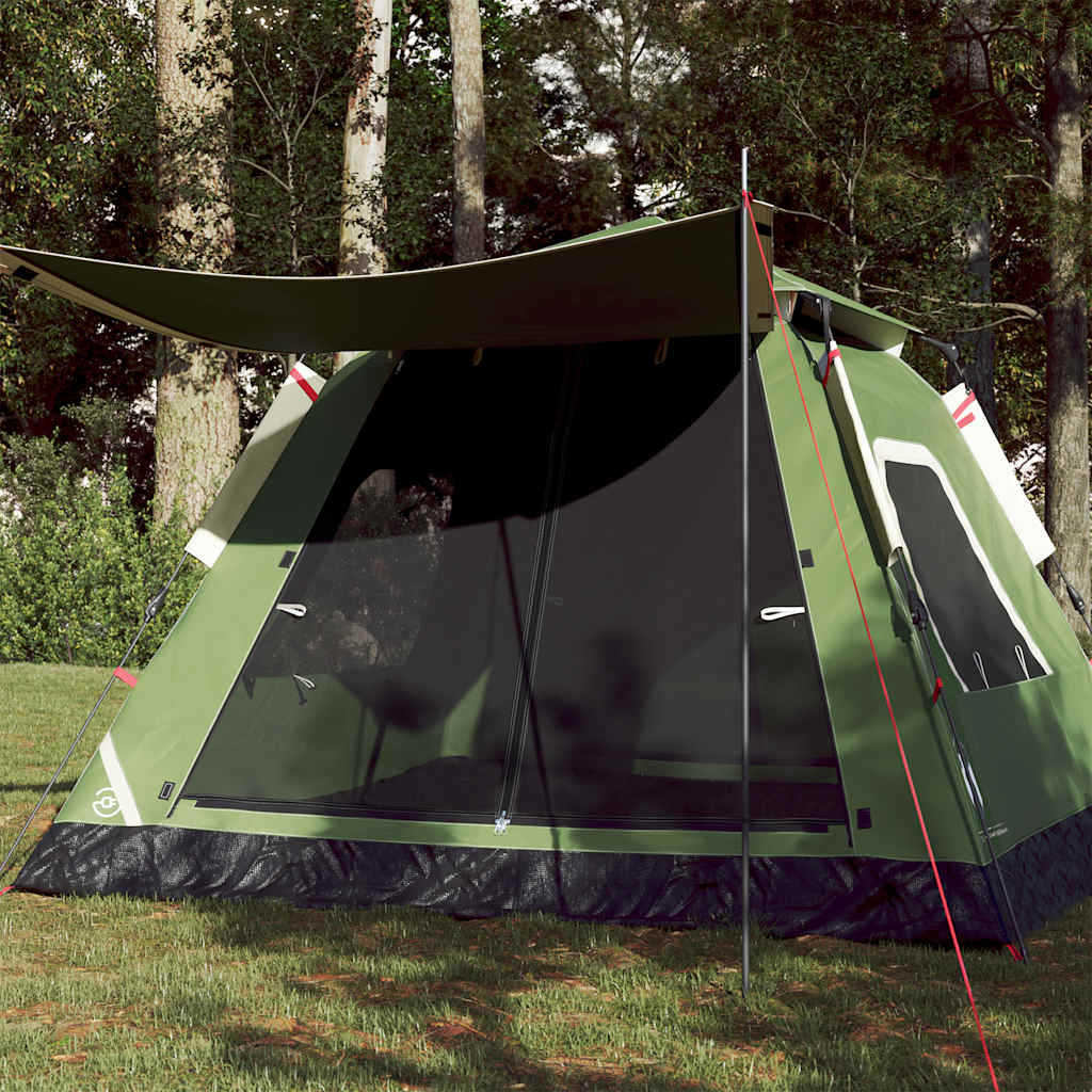 Vidaxl Dome Tält 5-person Fast Release Green