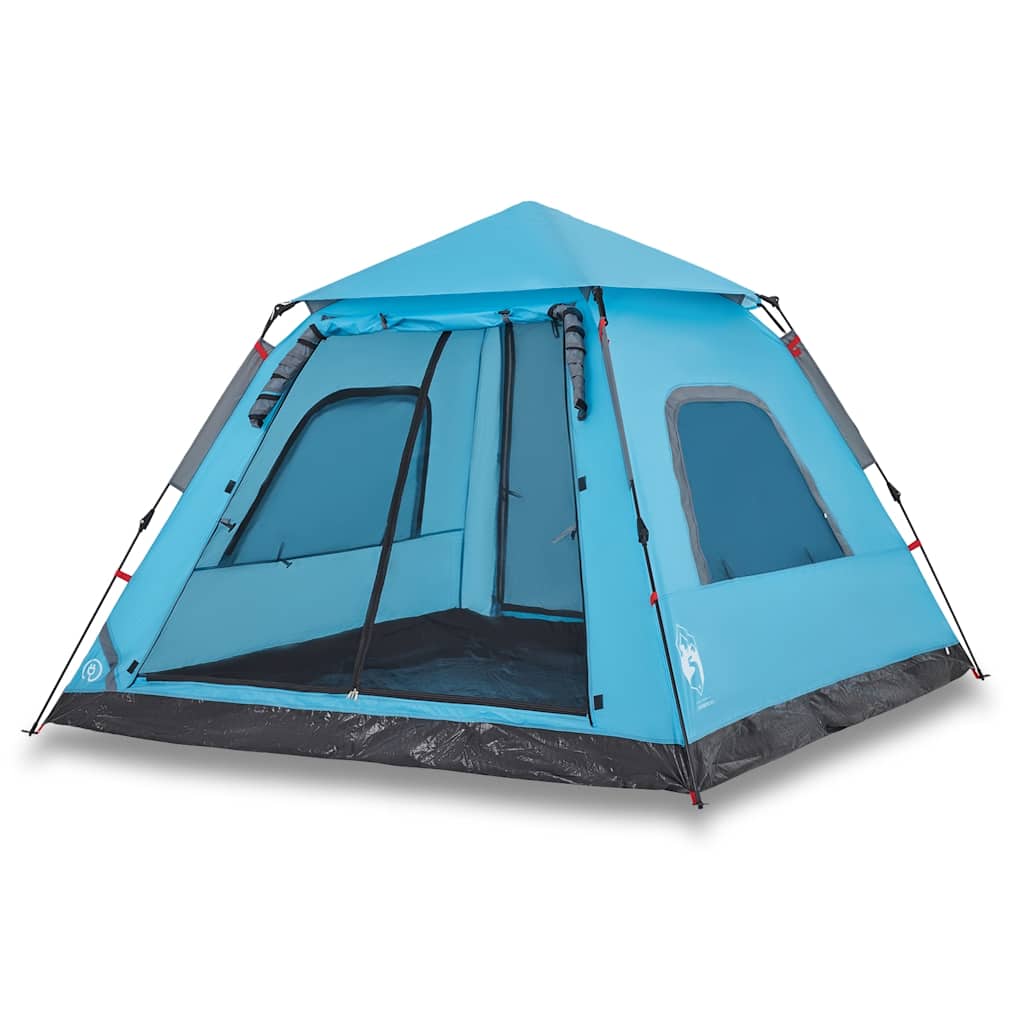 Vidaxl Kuppelzelt 5-Personen-Schnellspanner blau