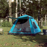 Vidaxl Kuppelzelt 5-Personen-Schnellspanner blau