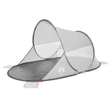 Vidaxl Beach Tent P-Up Waterproof Gray