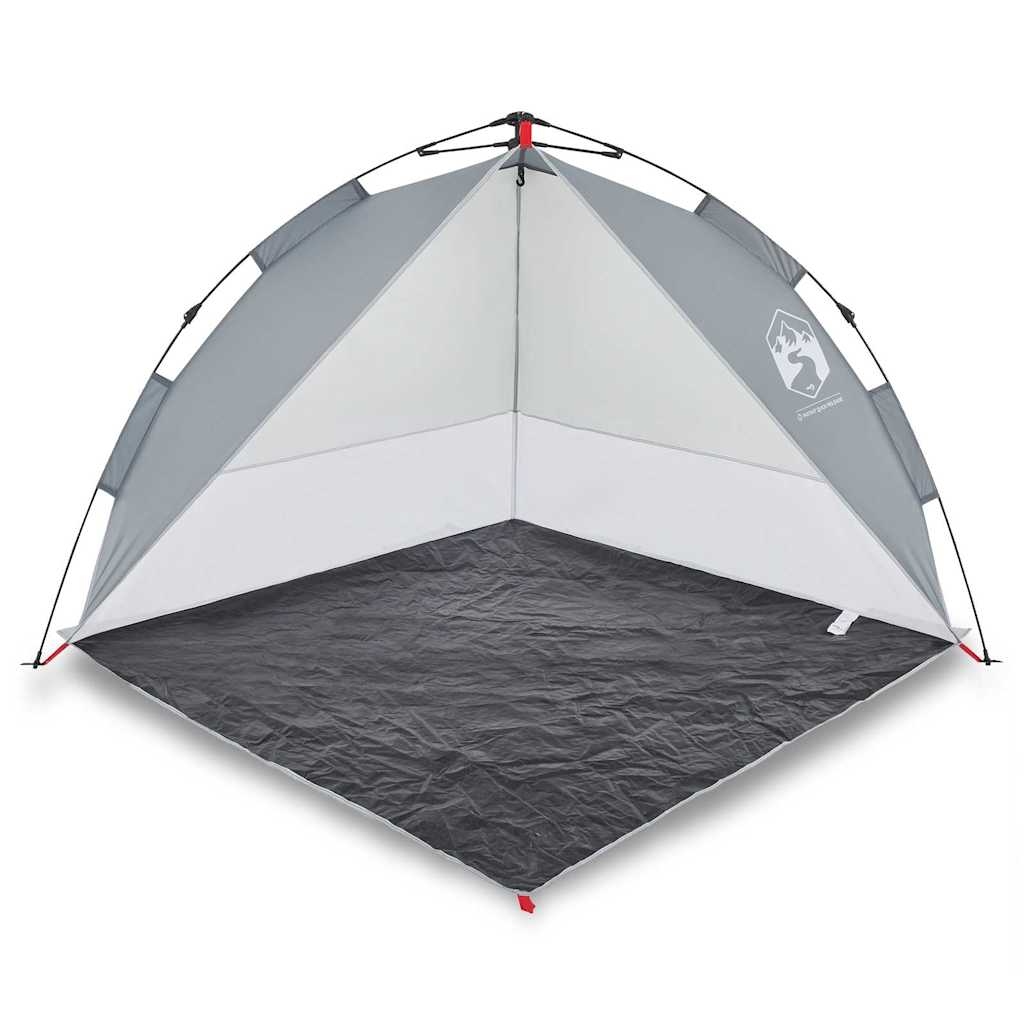 Vidaxl Beach Tent Imploud Water Desconectando gris Desconectante